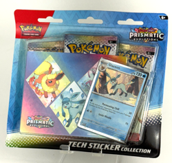 Pokemon TCG Scarlet Violet Prismatic Evolutions Tech Sticker Collection Glaceon - Image 2