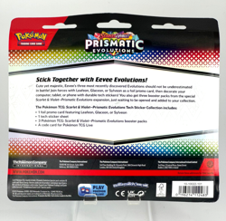 Pokemon TCG Scarlet Violet Prismatic Evolutions Tech Sticker Collection Glaceon - Image 4