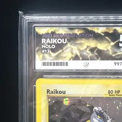 Raikou 13/64 Holo Neo Revelation Pokemon TCG ACE 5 - Image 2