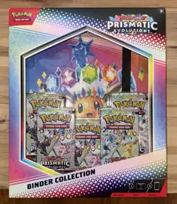 Pokemon TCG SV8.5 Prismatic Evolutions Binder Collection Box Factory Sealed - Image 1