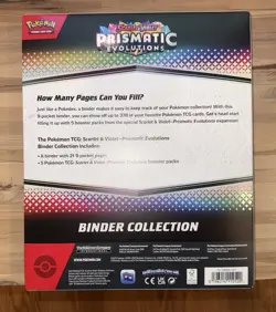 Pokemon TCG SV8.5 Prismatic Evolutions Binder Collection Box Factory Sealed - Image 2
