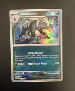 Houndoom 063/131 Sv: Prismatic Evolutions Master Ball Pattern Holo Rare - Image 1
