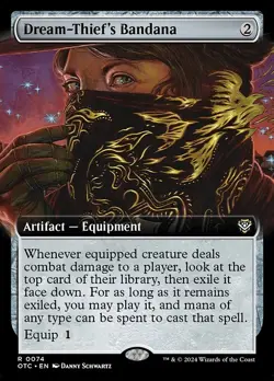 Dream-Thief's Bandana - Outlaws Of Thunder Junction Extended Art Regular MTG-NM - Image 1
