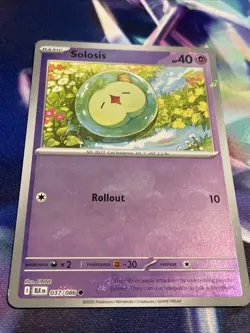 Pokemon TCG Solosis 037/086 Poke Ball Holo Black Bolt English NM/M - Image 2