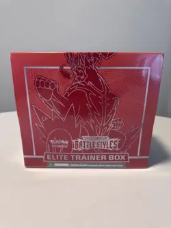 Pokemon TCG Sword & Shield - Battle Styles - Elite Trainer Box ETB RED - Image 1