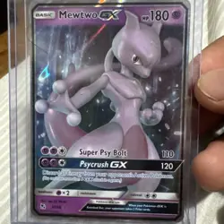 Pokemon Mewtwo GX 31/68 Hidden Fates Ultra Rare Holo NM - Image 1