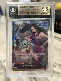 2025 One Piece Promo Boa Hancock #OP07038 Collectors Club Exclusive - BGS 9.5 - Image 1