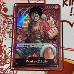 One Piece English Monkey.D.Luffy ST01-001 Leader Foil - Near Mint - Image 1