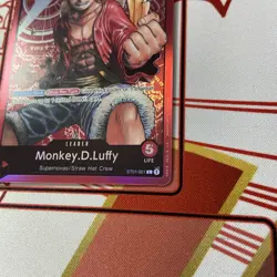 One Piece English Monkey.D.Luffy ST01-001 Leader Foil - Near Mint - Image 3