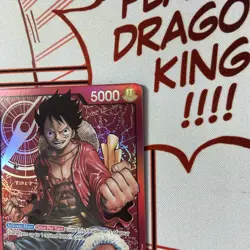 One Piece English Monkey.D.Luffy ST01-001 Leader Foil - Near Mint - Image 4