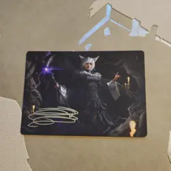 MTG Final Fantasy Art Series: Y'shtola, Night’s Blessed Card 21/53 GOLD STAMPED - Image 1