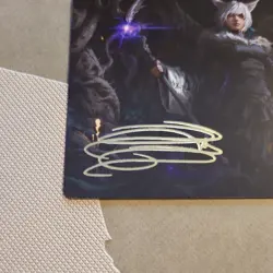 MTG Final Fantasy Art Series: Y'shtola, Night’s Blessed Card 21/53 GOLD STAMPED - Image 3
