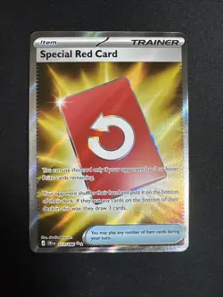 Special Red Card - 113/086- Full Art - Pokemon TCG - Chaos Rising NM - Image 1
