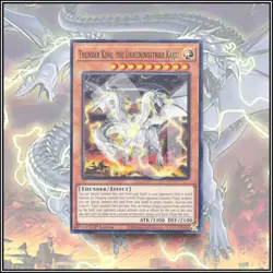 YuGiOh THUNDER KING, THE LIGHTNINGSTRIKE KAIJU | GOOD CARD ? 1ST EDITION ?? - Image 1