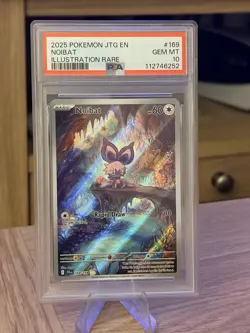 Noibat 169/159 Journey Together PSA 10 GEM MINT – Illustration Rare TCG Card - Image 1