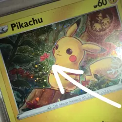 HAND SWIRL 🌀💫 PSA 6 Pikachu SWSH153 Advent 2022 Promo Snowflake Pokemon Card - Image 1