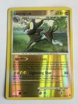 Luxray 7/130 Reverse Holo Diamond And Pearl Lightly Played Pokemon Card - Image 1