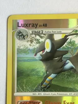 Luxray 7/130 Reverse Holo Diamond And Pearl Lightly Played Pokemon Card - Image 4