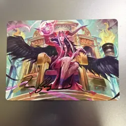 Sorceress's Schemes Art Card (Gold-Stamped Signature) Art Series: Final Fantasy - Image 1