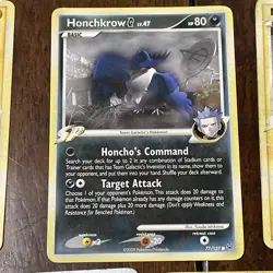 Pokemon TCG Lot 11 Team Galactic Gym Leader Cards HP-LP - Image 5