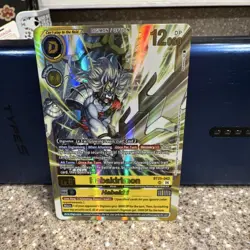 Bandai Digimon Card Game Habakirimon UR Holo Glowing Dawn BT25-043 English - Image 1