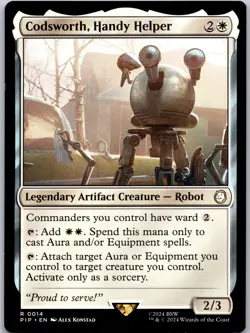 Codsworth, Handy Helper Universes Beyond: Fallout #14 NM - Image 1