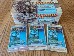 MAGIC THE GATHERING Lot of (3) JUDGMENT Booster Packs with 726 Bonus Singles - Image 1