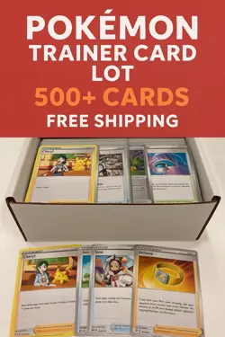 Pokemon TCG Trainer Card Bulk Lot - 500+ From Various Sets NM/LP - Image 1