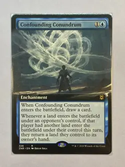 MTG - Confounding Conundrum - Extended Art - NM - Zendikar Rising - Image 1