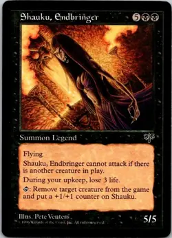 Lot of 3 MTG Magic The Gathering Shauku Endbringer Mirage See Scans - Image 3