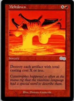 Lot of 2 MTG Magic The Gathering Meltdown Urza's Saga See Scans - Image 1