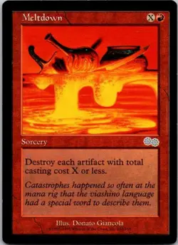 Lot of 2 MTG Magic The Gathering Meltdown Urza's Saga See Scans - Image 3