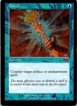 Lot of 3 MTG Magic The Gathering Annul Urza's Saga See Scans - Image 3