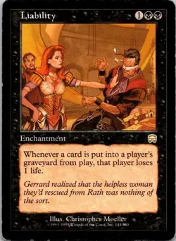 Lot of 3 MTG Magic The Gathering Liability Mercadian Masques See Scans - Image 5