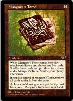 Lot of 2 MTG Magic The Gathering Mangara's Tome Mirage See Scans - Image 1