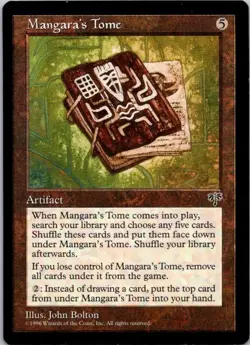 Lot of 2 MTG Magic The Gathering Mangara's Tome Mirage See Scans - Image 3