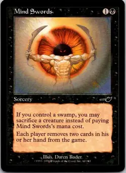 Lot of 7 MTG Magic The Gathering Mind Swords Nemesis See Scans - Image 1