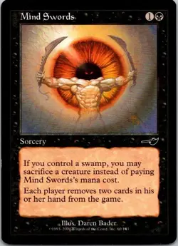 Lot of 7 MTG Magic The Gathering Mind Swords Nemesis See Scans - Image 3