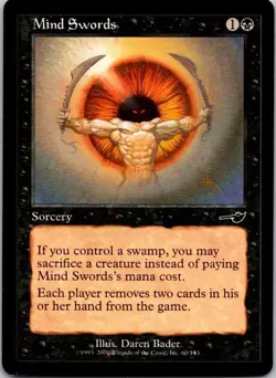 Lot of 7 MTG Magic The Gathering Mind Swords Nemesis See Scans - Image 5