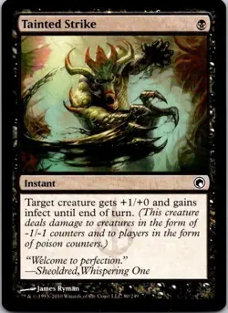 Lot of 2 MTG Magic The Gathering Tainted Strike Mirrodin See Scans - Image 3