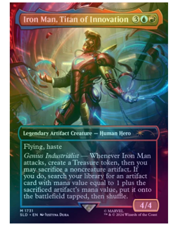 Iron Man, Titan of Innovation - Marvel's Iron Man Foil Secret Lair MTG - Image 1