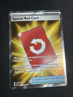 Special Red Card - 113/086- Full Art - Pokemon TCG - Chaos Rising NM - Image 1