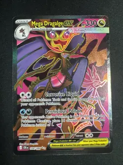 Pokemon TCG Mega Dragalge ex 104/086 Ultra Rare Full Art Chaos Rising EN - Image 1