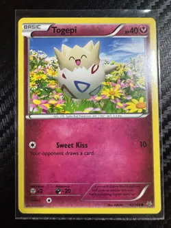 Pokemon Togepi Card Roaring Skies 43/108 Near Mint Common - Image 1