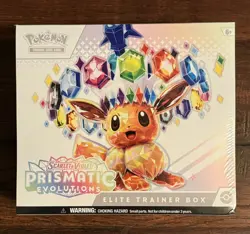 Pokemon Prismatic Evolutions ETB Elite Trainer Box Sealed - Image 1