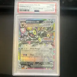 Pokemon TCG Umbreon ex Prismatic Evolutions Stamp 060/131 Holo ENG PSA 10 - Image 1