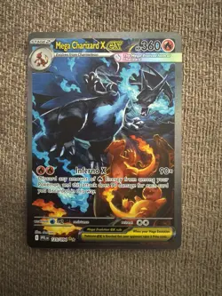Mega Charizard X EX SIR 125/094 Mega Evolution-Phantasmal Flames Rare Pokemon - Image 1