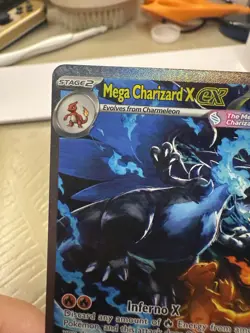Mega Charizard X EX SIR 125/094 Mega Evolution-Phantasmal Flames Rare Pokemon - Image 3