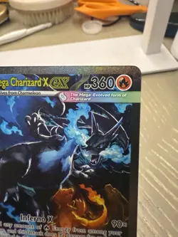 Mega Charizard X EX SIR 125/094 Mega Evolution-Phantasmal Flames Rare Pokemon - Image 4