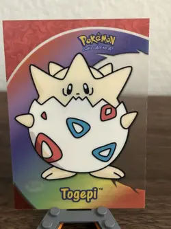 Topps Togepi PC8 TV Animation Edition Regular English Pokemon TCG Card - Image 1